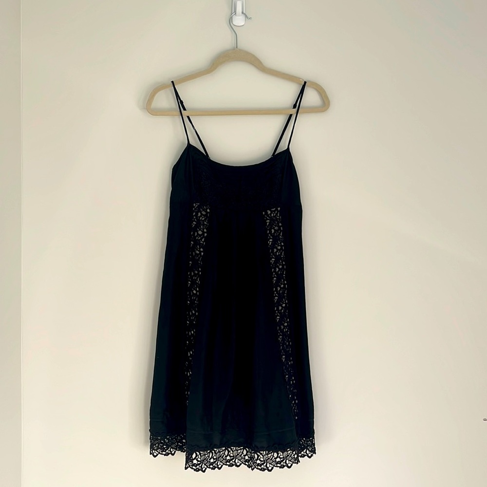 BCBC Maxazria Black Babydoll Dress Size XS